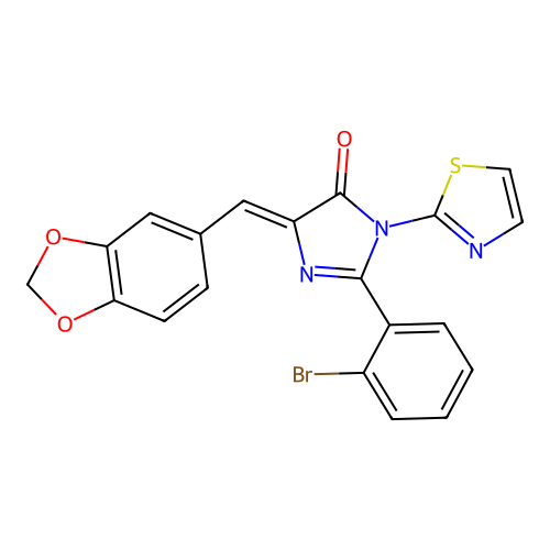 C20H12BrN3O3S structure