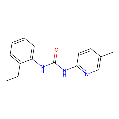 1-(2-Ethylphenyl)-3-(5-methylpyridin-2-yl)urea structure
