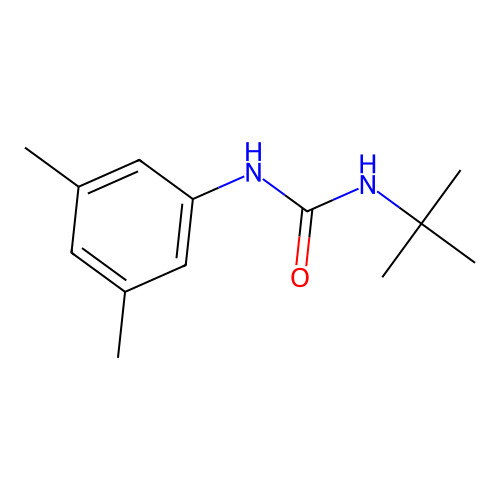 1-Tert-butyl-3-(3,5-dimethylphenyl)urea structure