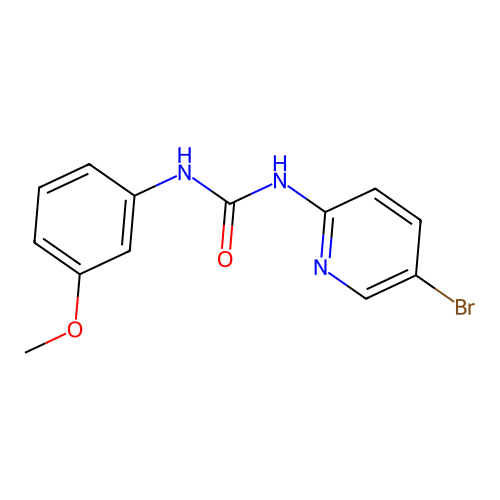 1-(5-Bromopyridin-2-yl)-3-(3-methoxyphenyl)urea structure