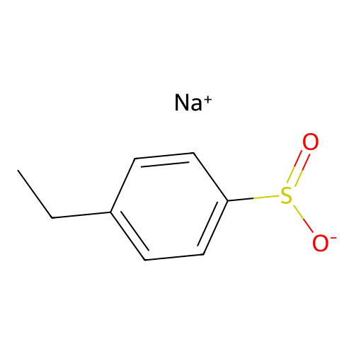 Sodium 4-ethylbenzene-1-sulfinate structure