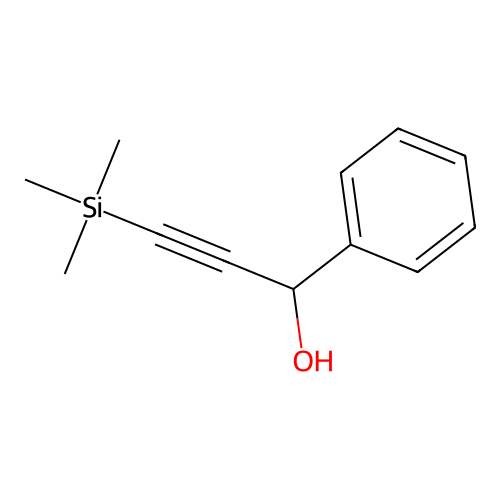 1-Phenyl-3-(trimethylsilyl)-2-propyn-1-ol structure