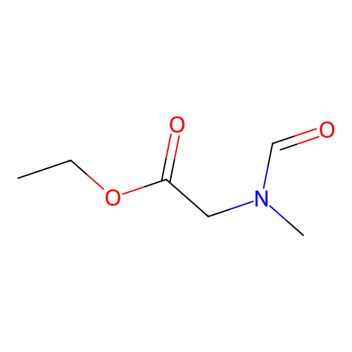 ethyl 2-(N-methylformamido)acetate structure