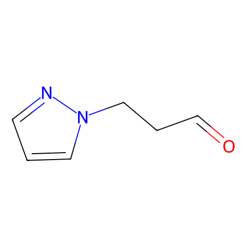 3-(1H-Pyrazol-1-YL)propanal structure