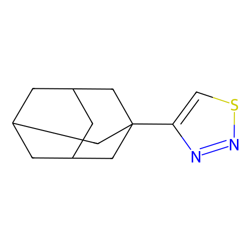 4-(1-Adamantyl)-1,2,3-thiadiazole structure