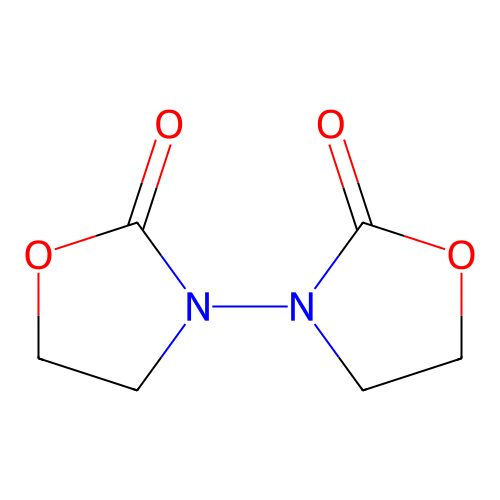 3,3'-bi-1,3-Oxazolidine-2,2'-dione structure