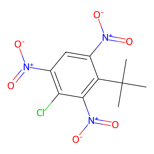 2-Tert-butyl-4-chloro-1,3,5-trinitrobenzene structure