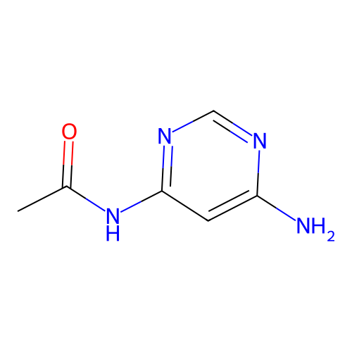 N-(6-aminopyrimidin-4-yl)acetamide structure