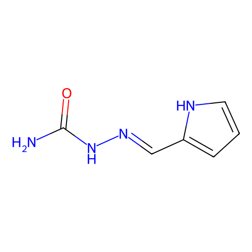 (1H-pyrrol-2-ylmethylideneamino)urea structure