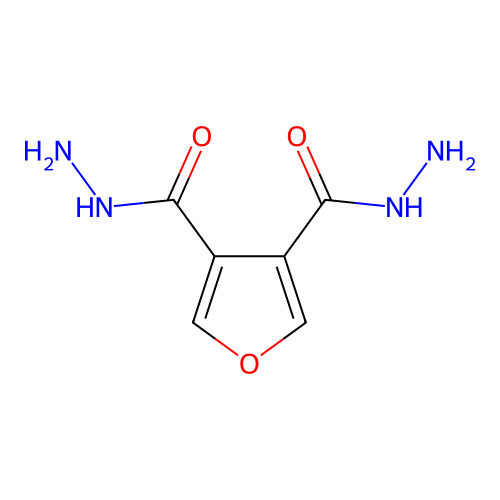 Furan-3,4-dicarbohydrazide structure