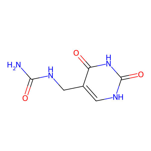 (2,4-dioxo-1H-pyrimidin-5-yl)methylurea structure