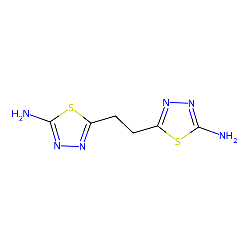 5-[2-(5-Amino-1,3,4-thiadiazol-2-yl)ethyl]-1,3,4-thiadiazol-2-amine structure