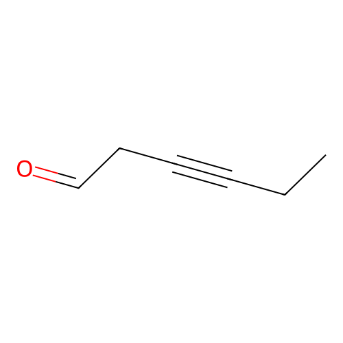3-Hexynal structure