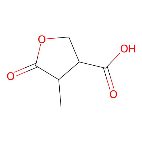 4-Methyl-5-oxo-tetrahydro-furan-3-carboxylic acid structure