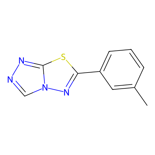 6-(3-Methylphenyl)[1,2,4]triazolo[3,4-b][1,3,4]thiadiazole structure