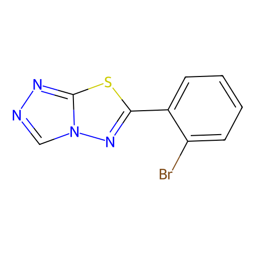 6-(2-Bromophenyl)-[1,2,4]triazolo[3,4-b][1,3,4]thiadiazole structure