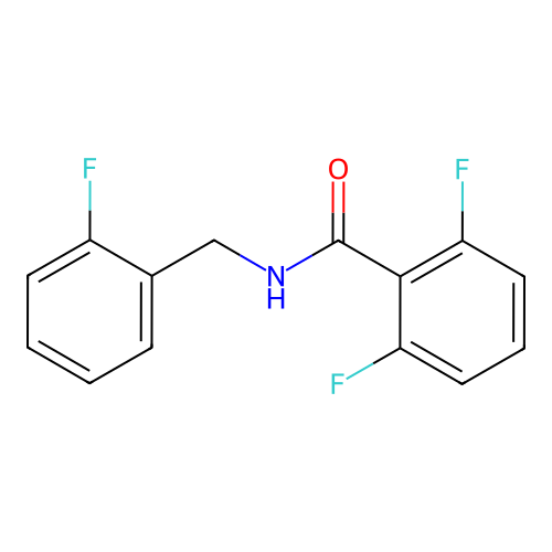 2,6-difluoro-N-[(2-fluorophenyl)methyl]benzamide structure