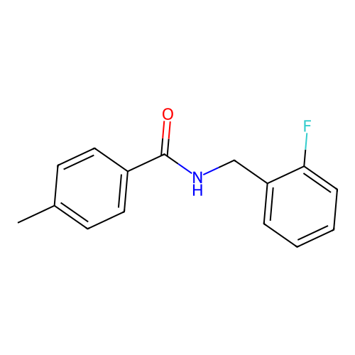 N-(2-Fluorobenzyl)-4-methylbenzamide structure
