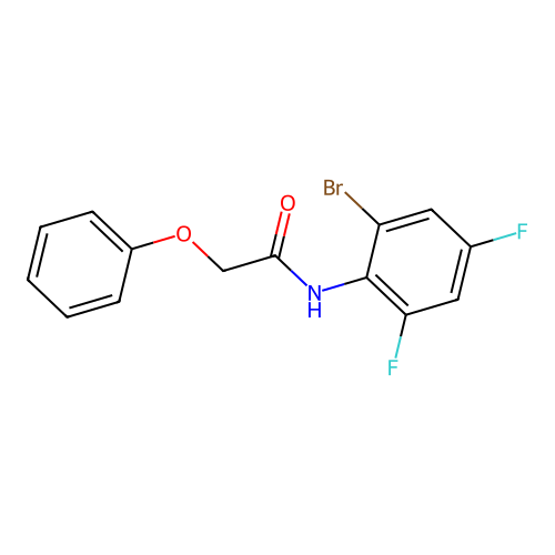 N-(6-Bromo-2,4-difluorophenyl)-2-phenoxyethanamide structure