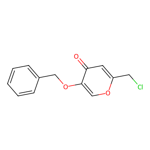 5-(benzyloxy)-2-(chloromethyl)-4H-pyran-4-one structure