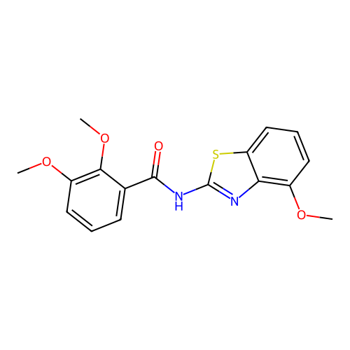 2,3-dimethoxy-N-(4-methoxy-1,3-benzothiazol-2-yl)benzamide structure