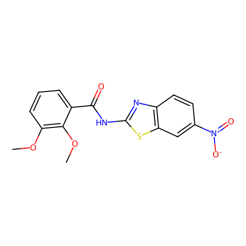 2,3-dimethoxy-N-(6-nitro-1,3-benzothiazol-2-yl)benzamide structure