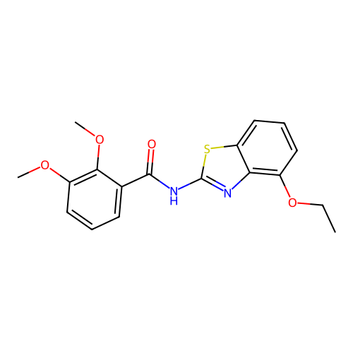 N-(4-ethoxy-1,3-benzothiazol-2-yl)-2,3-dimethoxybenzamide structure