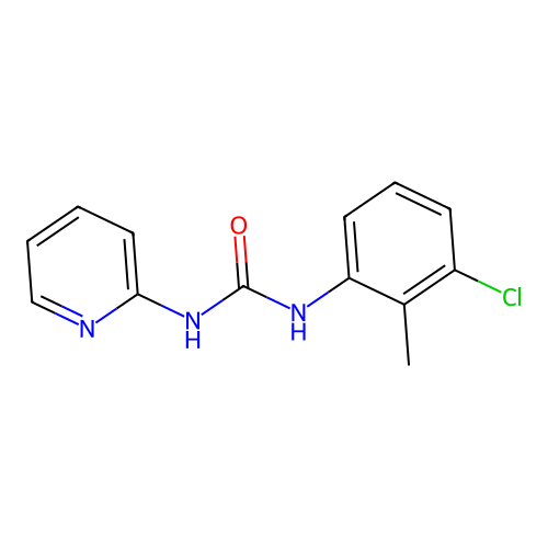 1-(3-Chloro-2-methylphenyl)-3-pyridin-2-ylurea structure