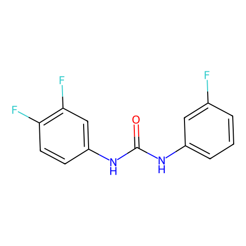 1-(3,4-Difluorophenyl)-3-(3-fluorophenyl)urea structure