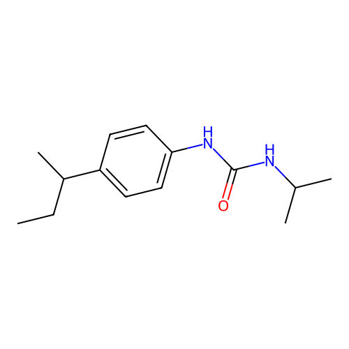 1-(4-Butan-2-ylphenyl)-3-propan-2-ylurea structure