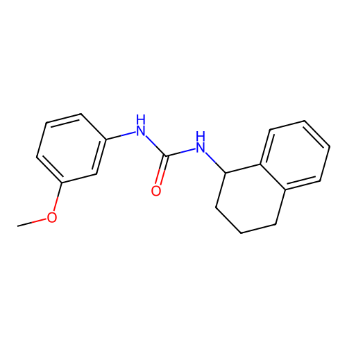 1-(3-Methoxyphenyl)-3-(1,2,3,4-tetrahydronaphthalen-1-yl)urea structure