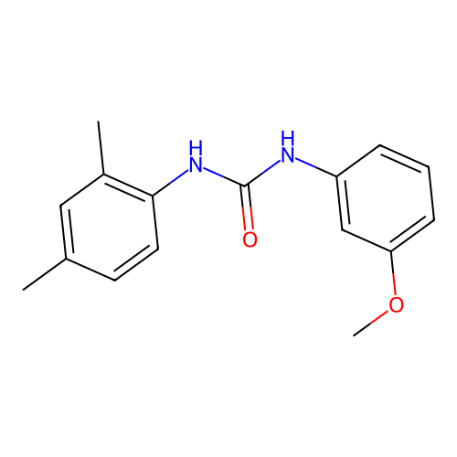 1-(2,4-Dimethylphenyl)-3-(3-methoxyphenyl)urea structure