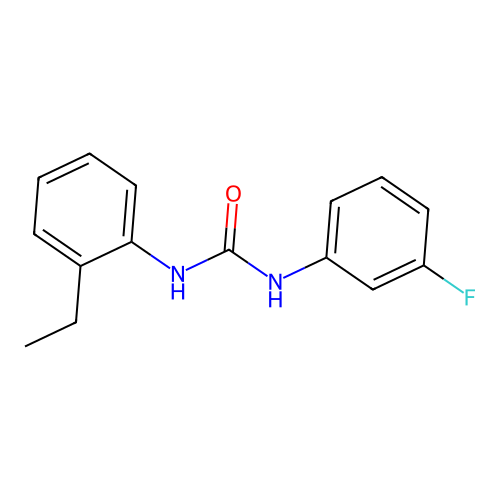 1-(2-Ethylphenyl)-3-(3-fluorophenyl)urea structure