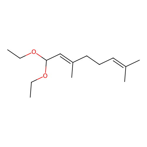 Citral diethyl acetal structure
