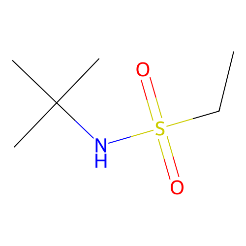 Ethanesulfonamide, N-(1,1-dimethylethyl)- structure