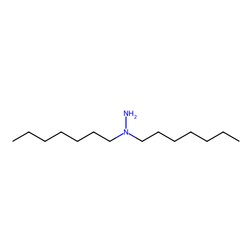 1,1-Diheptylhydrazine structure