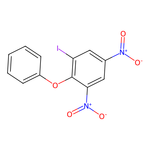 Benzene, 1-iodo-3,5-dinitro-2-phenoxy- structure