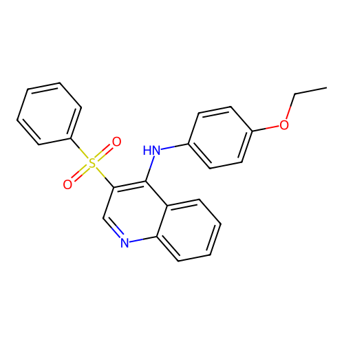 3-(benzenesulfonyl)-N-(4-ethoxyphenyl)quinolin-4-amine structure