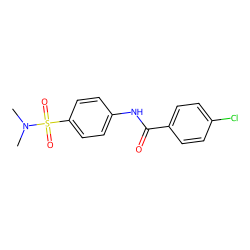 4-chloro-N-[4-(dimethylsulfamoyl)phenyl]benzamide structure