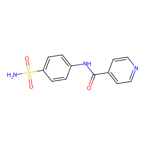 N-(4-sulfamoylphenyl)pyridine-4-carboxamide structure
