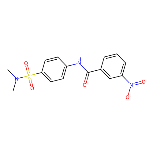 Benzamide, N-[4-[(dimethylamino)sulfonyl]phenyl]-3-nitro- structure