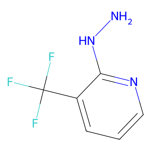 2-Hydrazinyl-3-(trifluoromethyl)pyridine structure