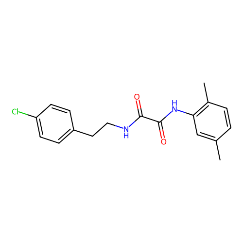 N1-(4-chlorophenethyl)-N2-(2,5-dimethylphenyl)oxalamide structure