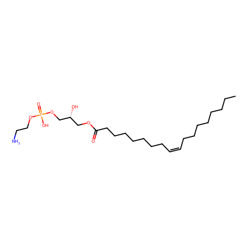 PE(18:1(9Z)/0:0) structure