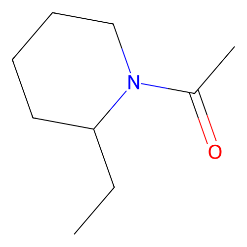 1-(2-Ethylpiperidin-1-yl)ethanone structure
