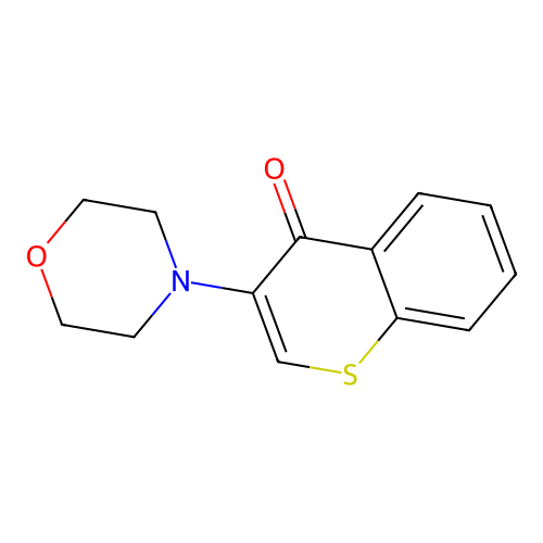 3-Morpholin-4-yl-thiochromen-4-one structure