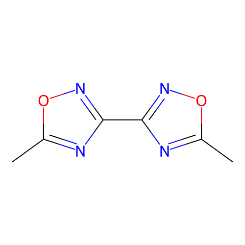 5,5'-Dimethyl-3,3'-bi(1,2,4-oxadiazole) structure