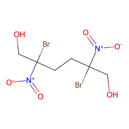 2,5-Dibromo-2,5-dinitrohexane-1,6-diol structure