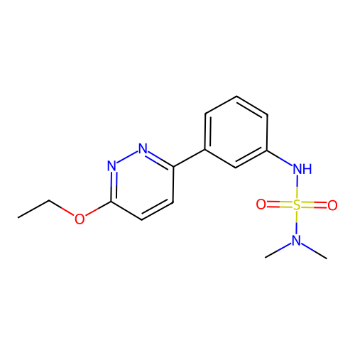 3-[3-(Dimethylsulfamoylamino)phenyl]-6-ethoxypyridazine structure