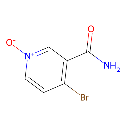 4-Bromo-1-oxo-1lambda~5~-pyridine-3-carboxamide structure